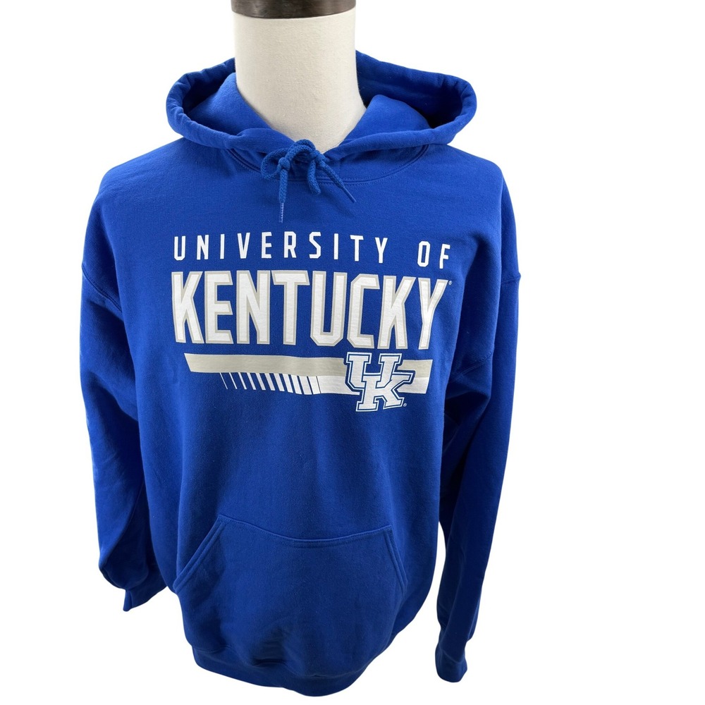 Captivating University Kentucky Wildcats Hoodie Sweatshirt Mens Large‎ NCAA NEW